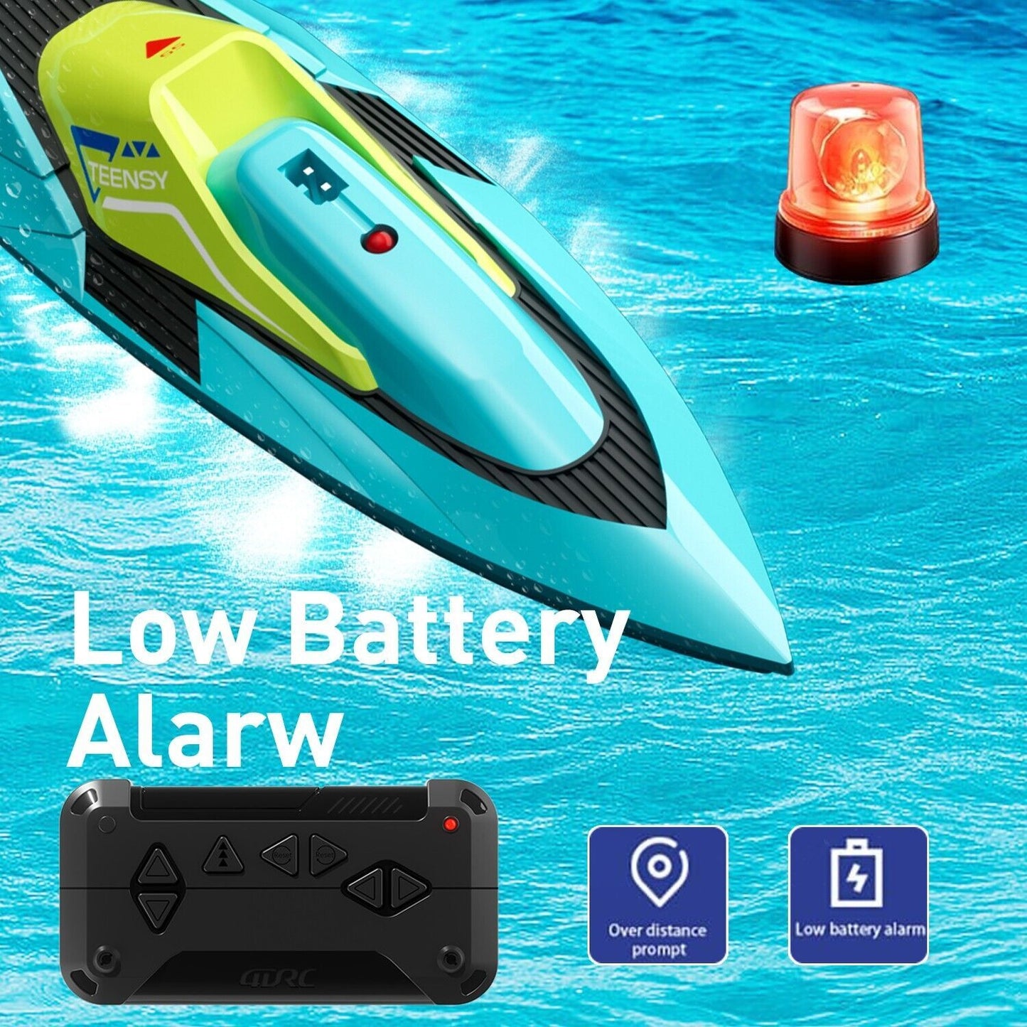 S5 Fast RC Boat For Pools And Lakes 2.4 GHz 20- MPH Racing Boats For Kids US
