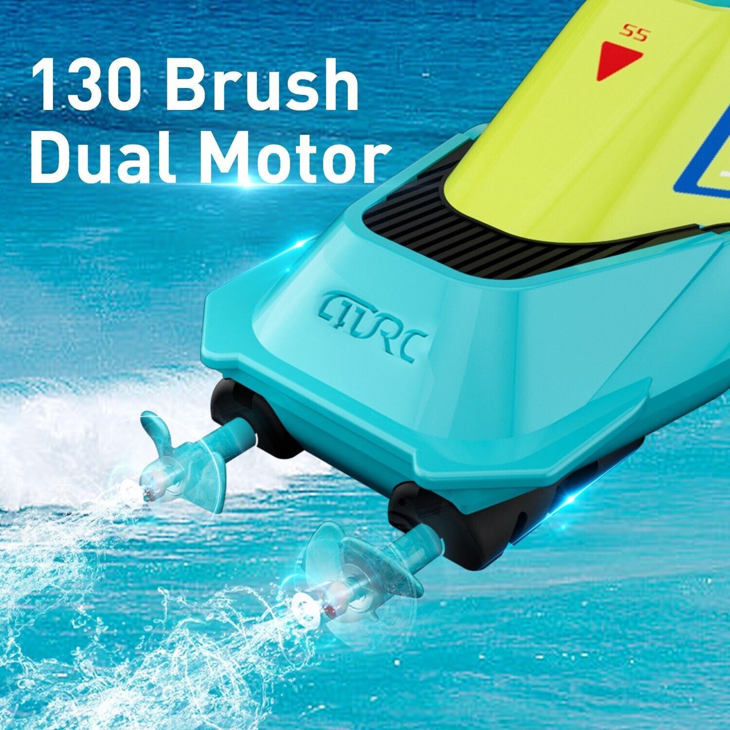 S5 Fast RC Boat For Pools And Lakes 2.4 GHz 20- MPH Racing Boats For Kids US